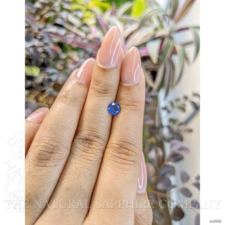 0.74 Ct. Blue Sapphire from Ceylon (Sri Lanka)