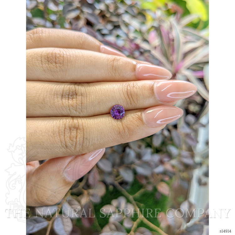 1.07 Ct. Purple Sapphire from Ceylon (Sri Lanka)