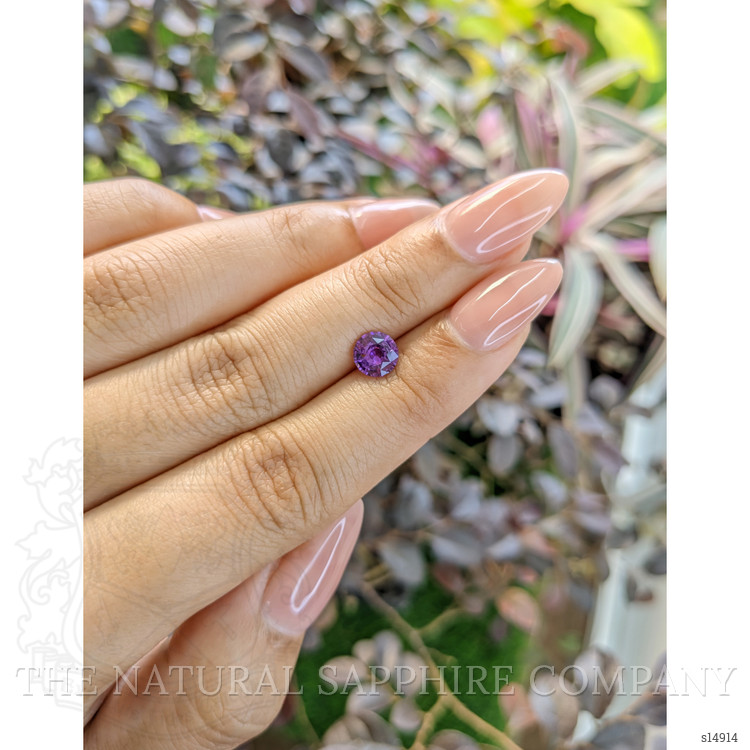 1.07 Ct. Purple Sapphire from Ceylon (Sri Lanka)