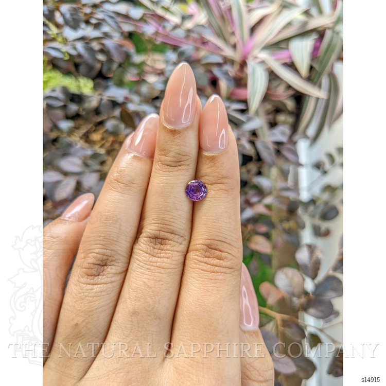 1.12 Ct. Purple Sapphire from Ceylon (Sri Lanka)