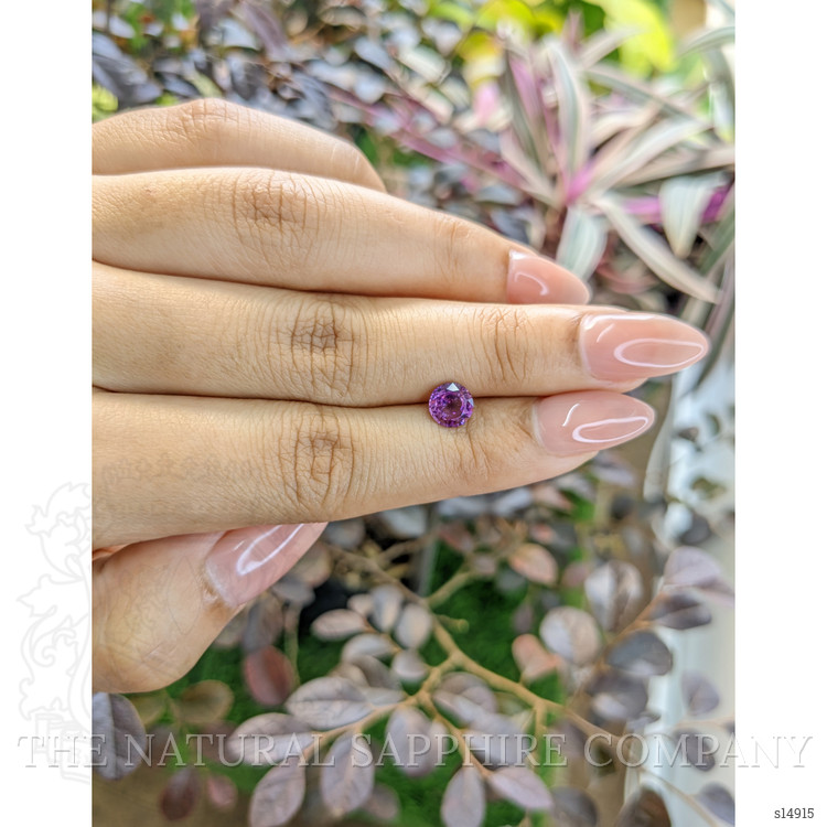 1.12 Ct. Purple Sapphire from Ceylon (Sri Lanka)