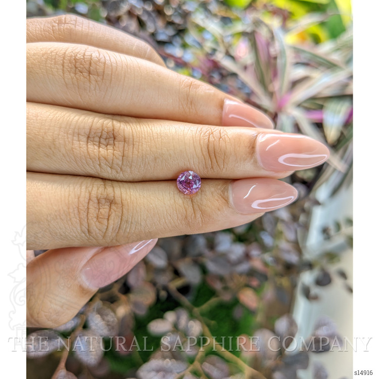1.38 Ct. Purplish Pink Sapphire from Ceylon (Sri Lanka)