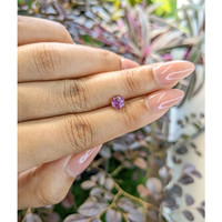 1.38 Ct. Purplish Pink Sapphire from Ceylon (Sri Lanka) Life Style