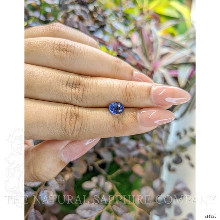 1.71 Ct. Blue Sapphire from Ceylon (Sri Lanka)