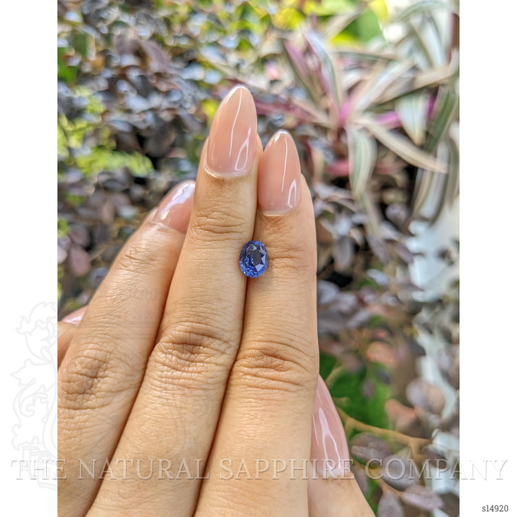 1.71 Ct. Blue Sapphire from Ceylon (Sri Lanka)
