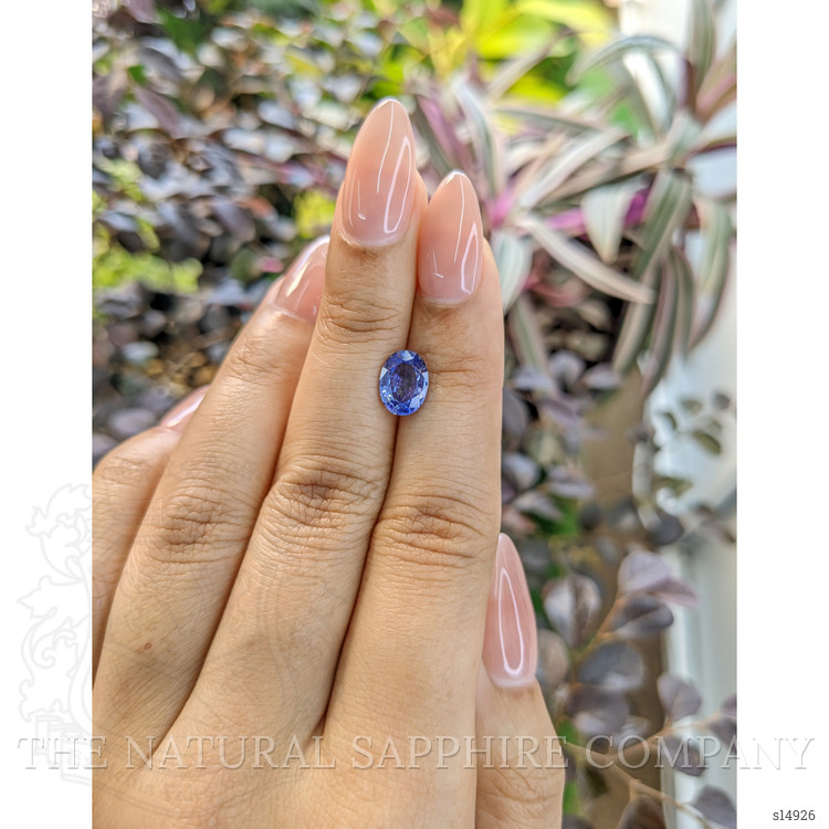 2.01 Ct. Blue Sapphire from Ceylon (Sri Lanka)