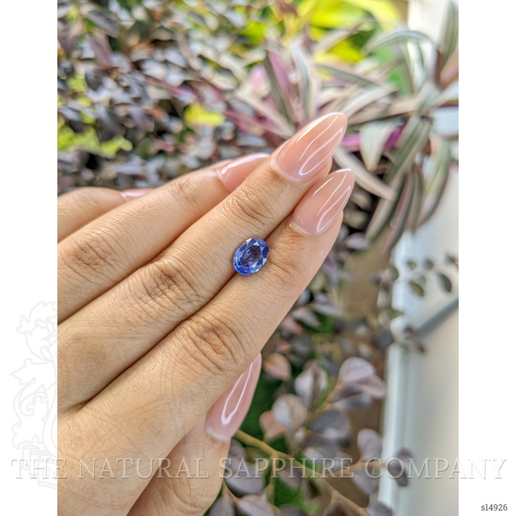 2.01 Ct. Blue Sapphire from Ceylon (Sri Lanka)