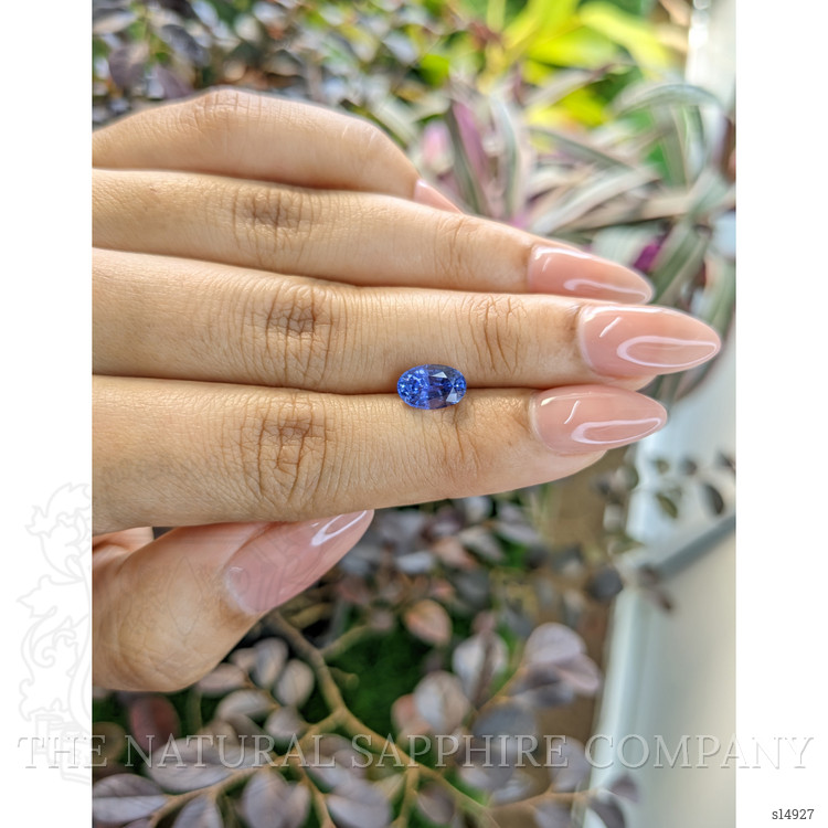 1.93 Ct. Blue Sapphire from Ceylon (Sri Lanka)