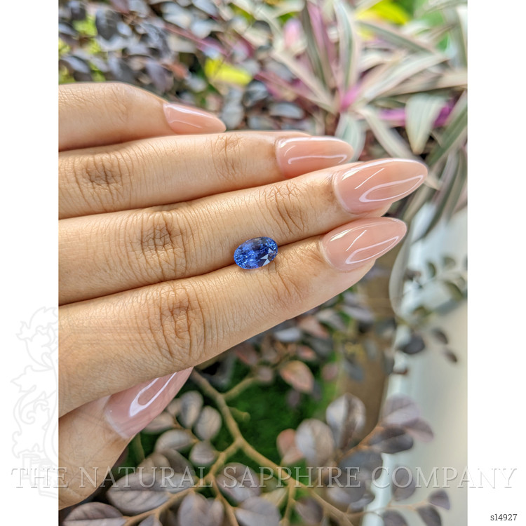 1.93 Ct. Blue Sapphire from Ceylon (Sri Lanka)