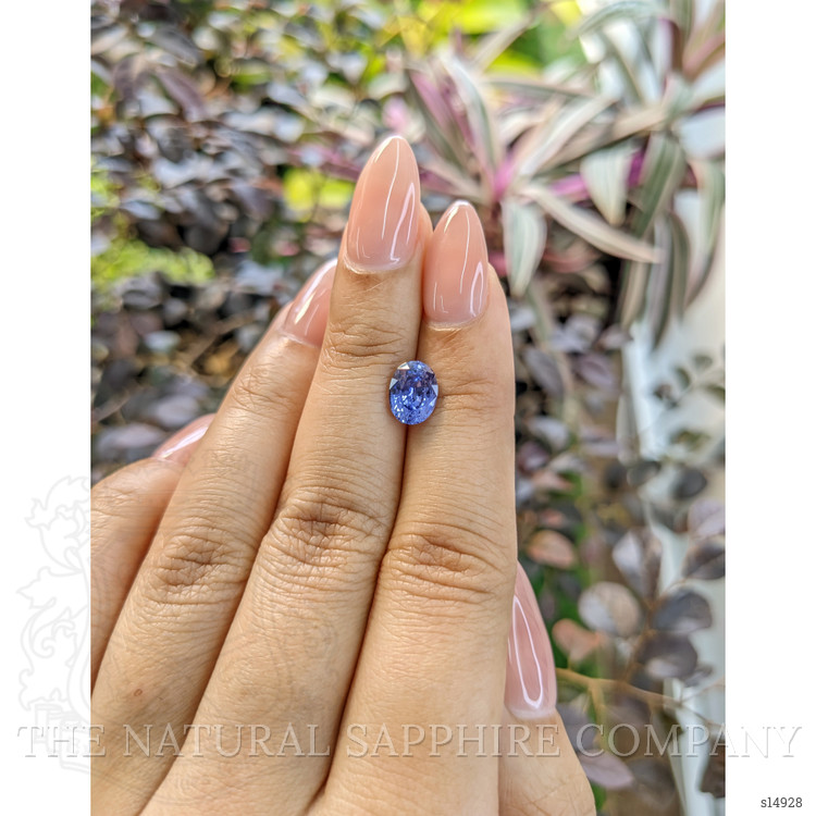 2.02 Ct. Blue Sapphire from Ceylon (Sri Lanka)
