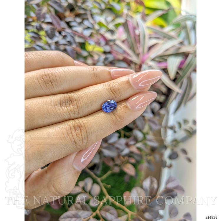 2.02 Ct. Blue Sapphire from Ceylon (Sri Lanka)