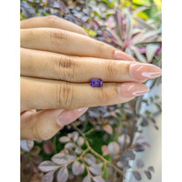 1.30 Ct. Purple Sapphire from Ceylon (Sri Lanka) Life Style