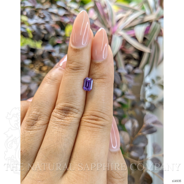 1.30 Ct. Purple Sapphire from Ceylon (Sri Lanka)