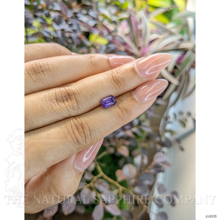 1.30 Ct. Purple Sapphire from Ceylon (Sri Lanka)