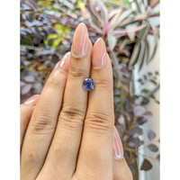 1.84 Ct. Blue Sapphire from Ceylon (Sri Lanka) Life Style