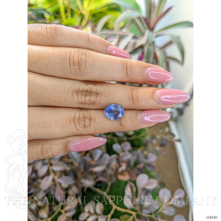 3.55 Ct. Blue Sapphire from Ceylon (Sri Lanka)