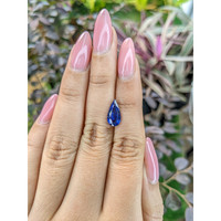 1.92 Ct. Blue Sapphire from Ceylon (Sri Lanka) Life Style