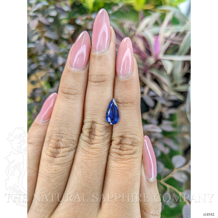 1.92 Ct. Blue Sapphire from Ceylon (Sri Lanka)