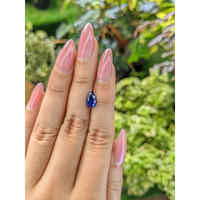 1.92 Ct. Blue Sapphire from Ceylon (Sri Lanka) Life Style