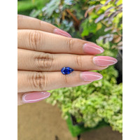 1.92 Ct. Blue Sapphire from Ceylon (Sri Lanka) Life Style
