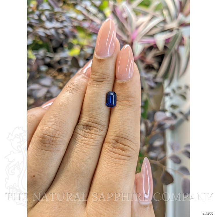 1.04 Ct. Blue Sapphire from Ceylon (Sri Lanka)