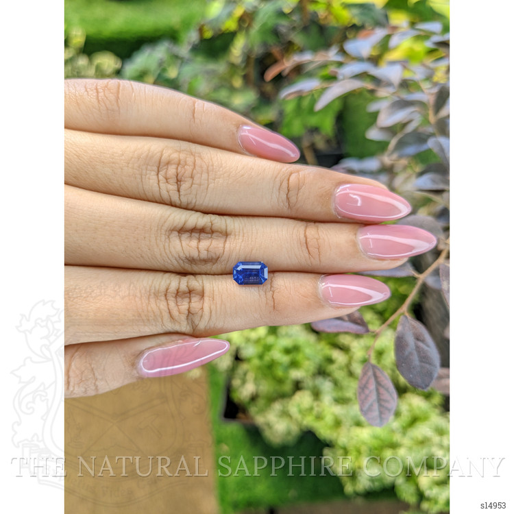 1.75 Ct. Blue Sapphire from Ceylon (Sri Lanka)