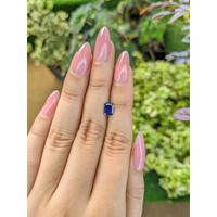 1.18 Ct. Blue Sapphire from Ceylon (Sri Lanka) Life Style