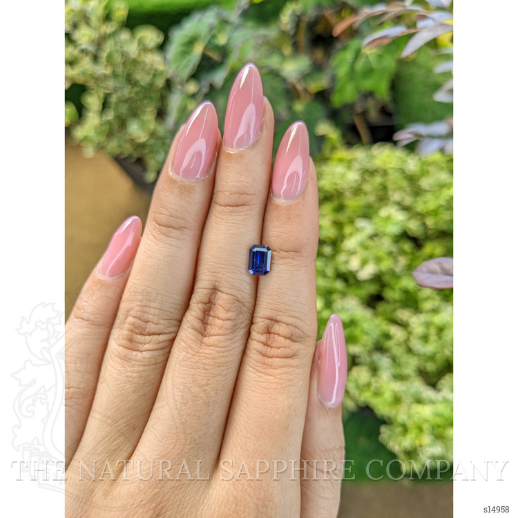 1.18 Ct. Blue Sapphire from Ceylon (Sri Lanka)