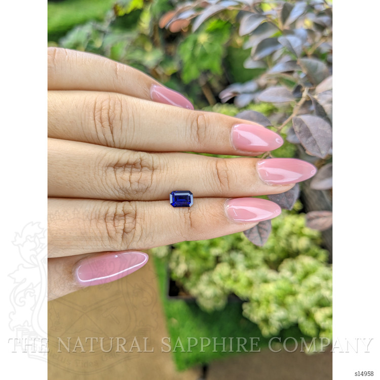 1.18 Ct. Blue Sapphire from Ceylon (Sri Lanka)