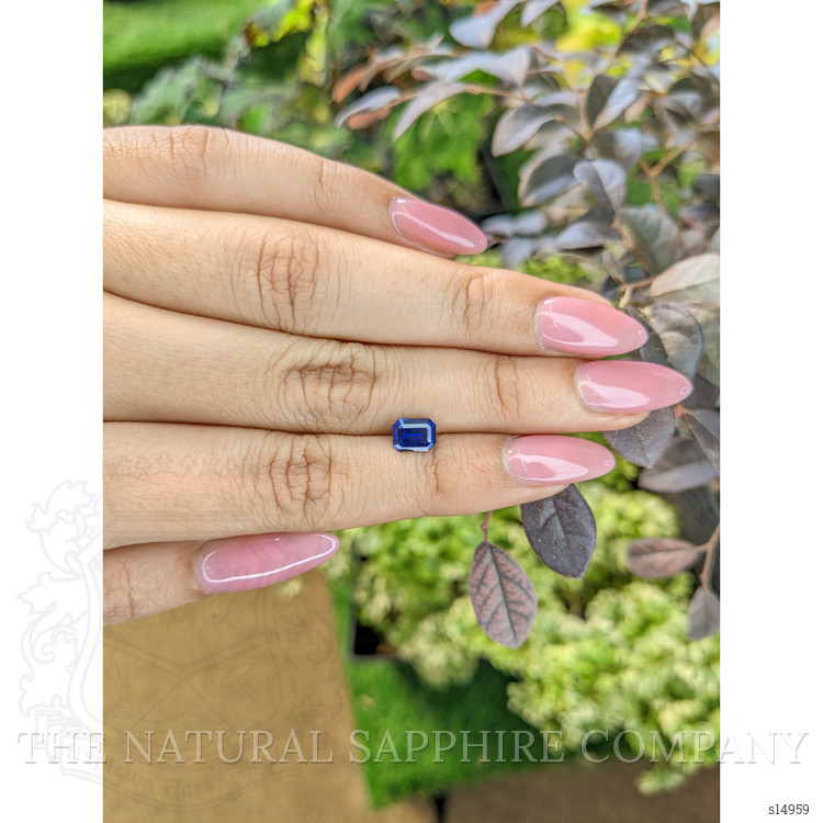 1.18 Ct. Blue Sapphire from Ceylon (Sri Lanka)