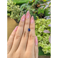 1.18 Ct. Blue Sapphire from Ceylon (Sri Lanka) Life Style