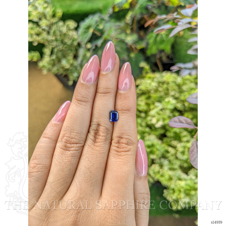 1.18 Ct. Blue Sapphire from Ceylon (Sri Lanka)