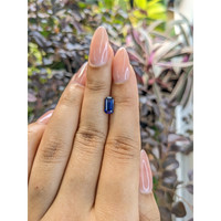 1.46 Ct. Blue Sapphire from Ceylon (Sri Lanka) Life Style