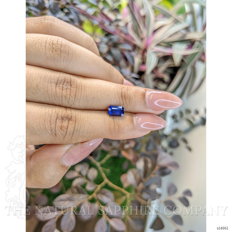 1.24 Ct. Blue Sapphire from Ceylon (Sri Lanka)