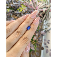 1.24 Ct. Blue Sapphire from Ceylon (Sri Lanka) Life Style