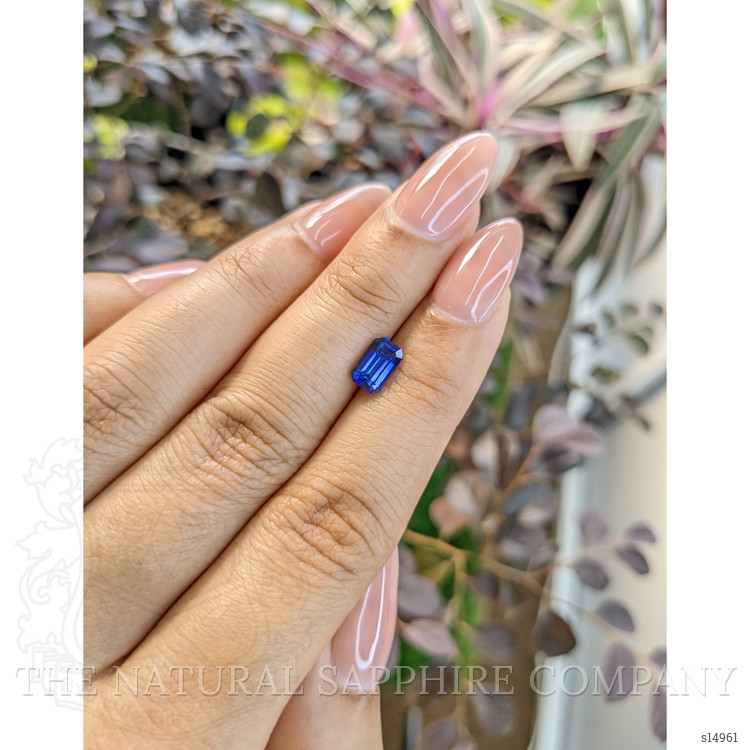 1.24 Ct. Blue Sapphire from Ceylon (Sri Lanka)