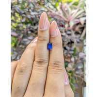 1.24 Ct. Blue Sapphire from Ceylon (Sri Lanka) Life Style