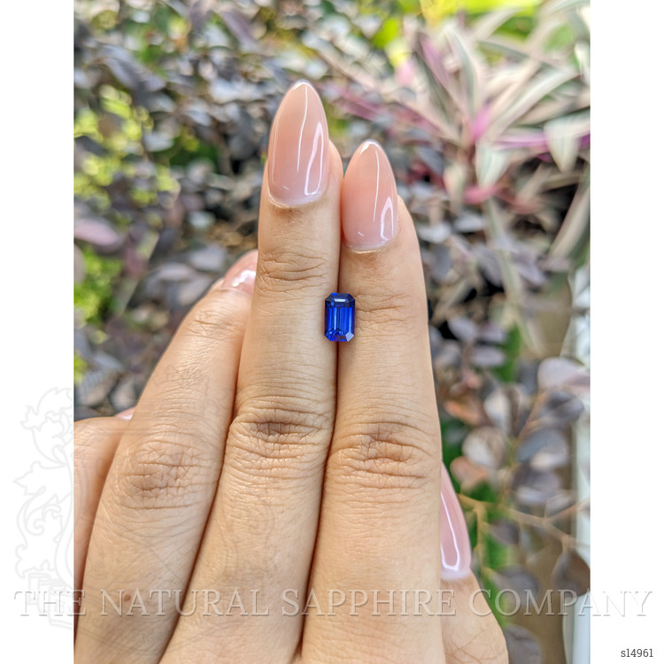 1.24 Ct. Blue Sapphire from Ceylon (Sri Lanka)