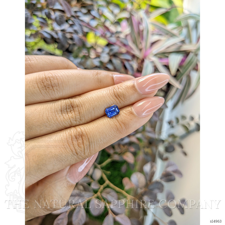 1.24 Ct. Blue Sapphire from Ceylon (Sri Lanka)
