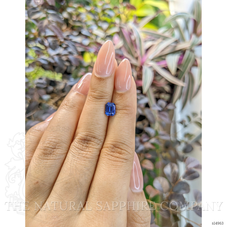 1.24 Ct. Blue Sapphire from Ceylon (Sri Lanka)