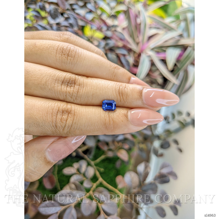 1.24 Ct. Blue Sapphire from Ceylon (Sri Lanka)