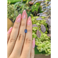1.29 Ct. Blue Sapphire from Ceylon (Sri Lanka) Life Style