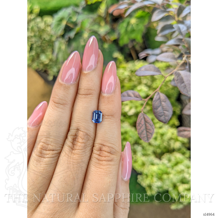 1.29 Ct. Blue Sapphire from Ceylon (Sri Lanka)