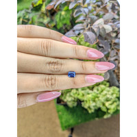 1.29 Ct. Blue Sapphire from Ceylon (Sri Lanka) Life Style