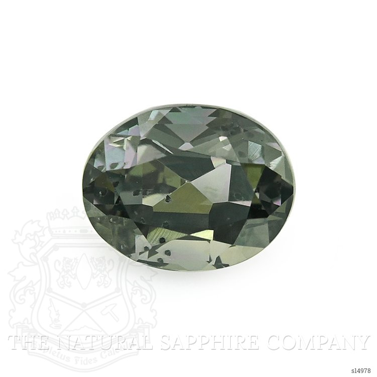1.67 Ct. Bluish Green Sapphire from Ceylon (Sri Lanka)