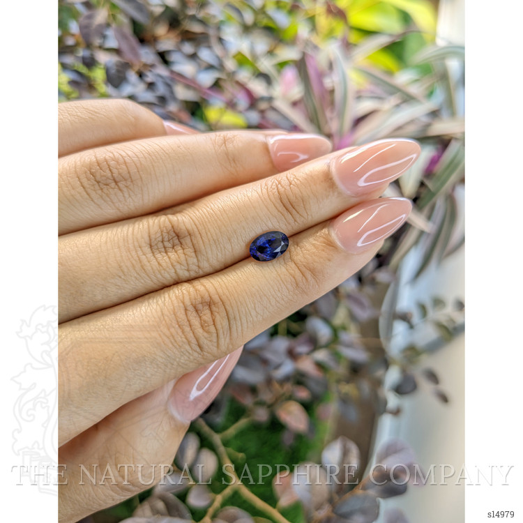 1.45 Ct. Blue Sapphire from Ceylon (Sri Lanka)