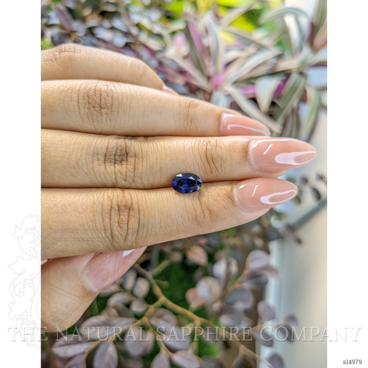 1.45 Ct. Blue Sapphire from Ceylon (Sri Lanka)