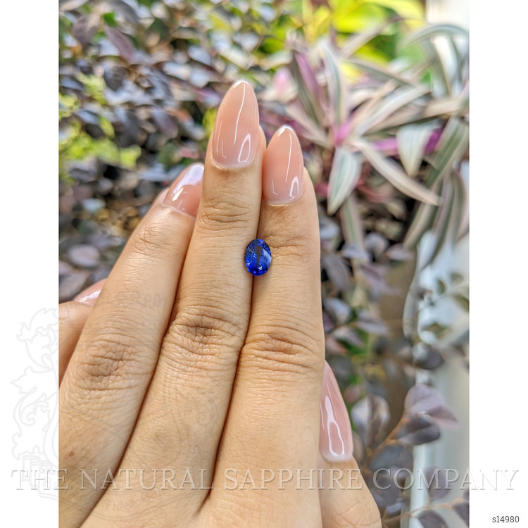 1.13 Ct. Blue Sapphire from Ceylon (Sri Lanka)