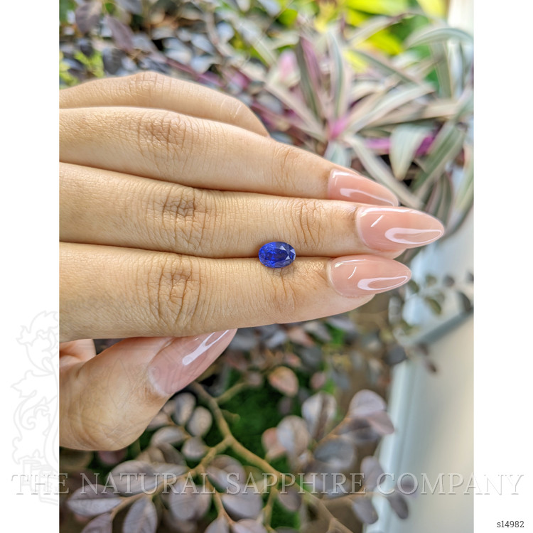 1.43 Ct. Blue Sapphire from Ceylon (Sri Lanka)