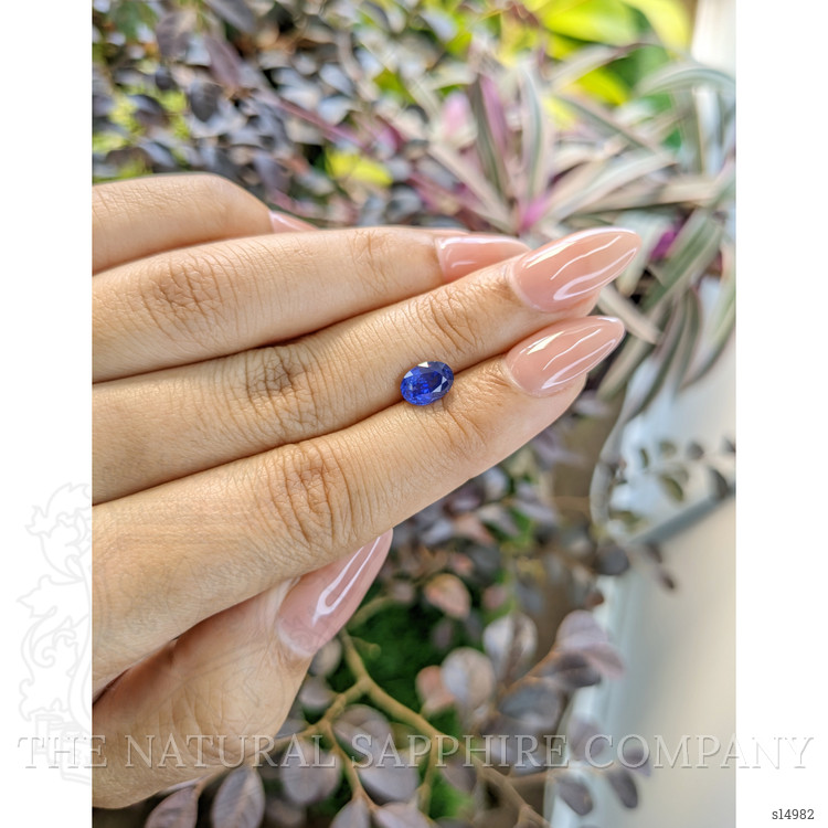 1.43 Ct. Blue Sapphire from Ceylon (Sri Lanka)